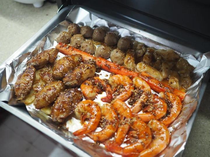 路不停做的自制烤箱版烧烤,简单好吃过烧烤摊