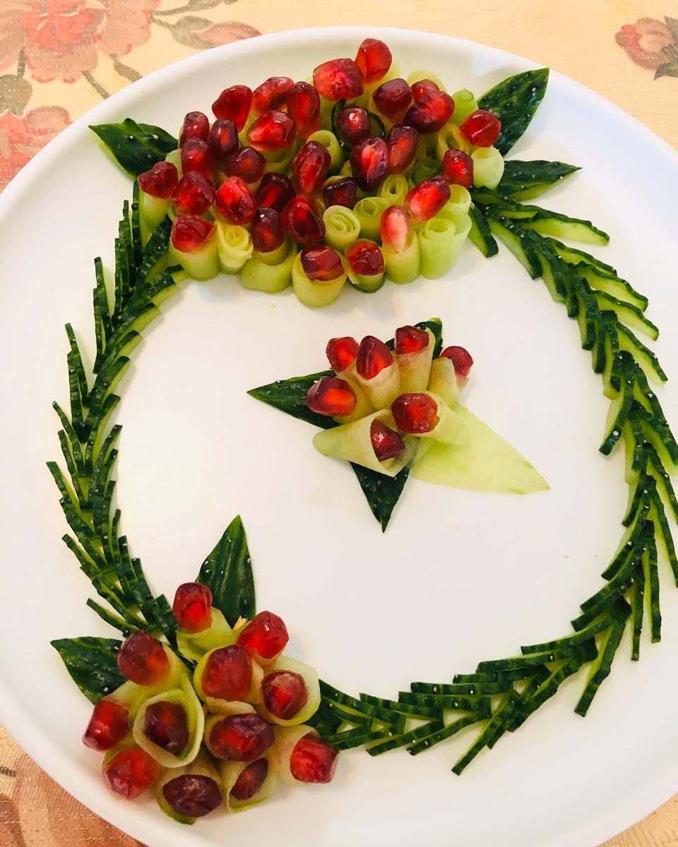 创意石榴（盘饰、摆盘、拼盘)