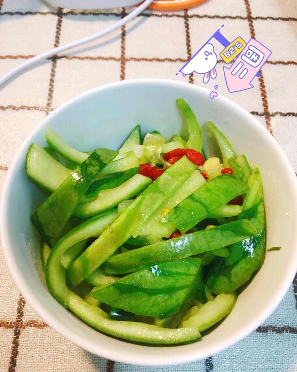清炒西瓜皮