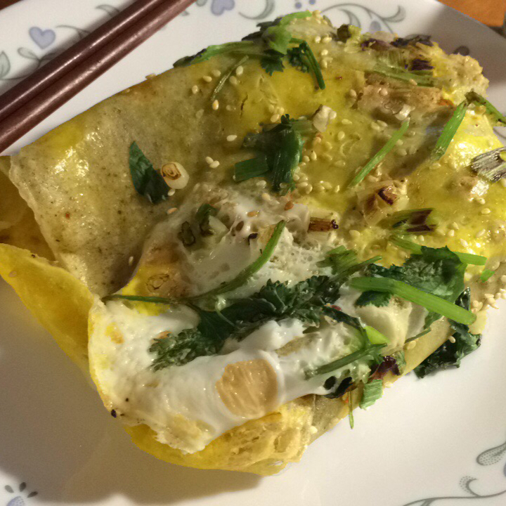 绿豆面煎饼果子