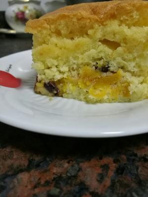 基础海绵蛋糕（南瓜蔓越莓椰蓉夹心）的做法 步骤4