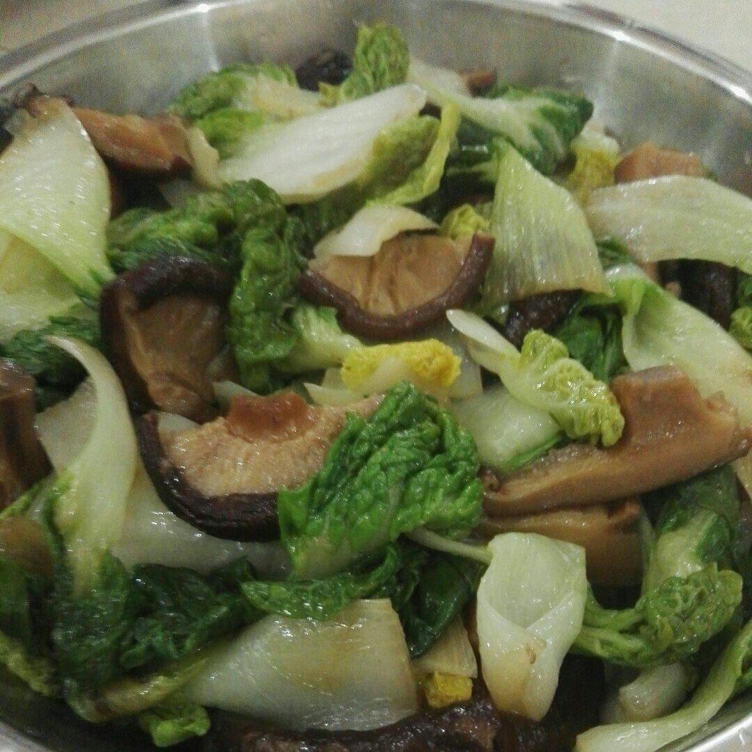 mia0830做的香菇黄心菜