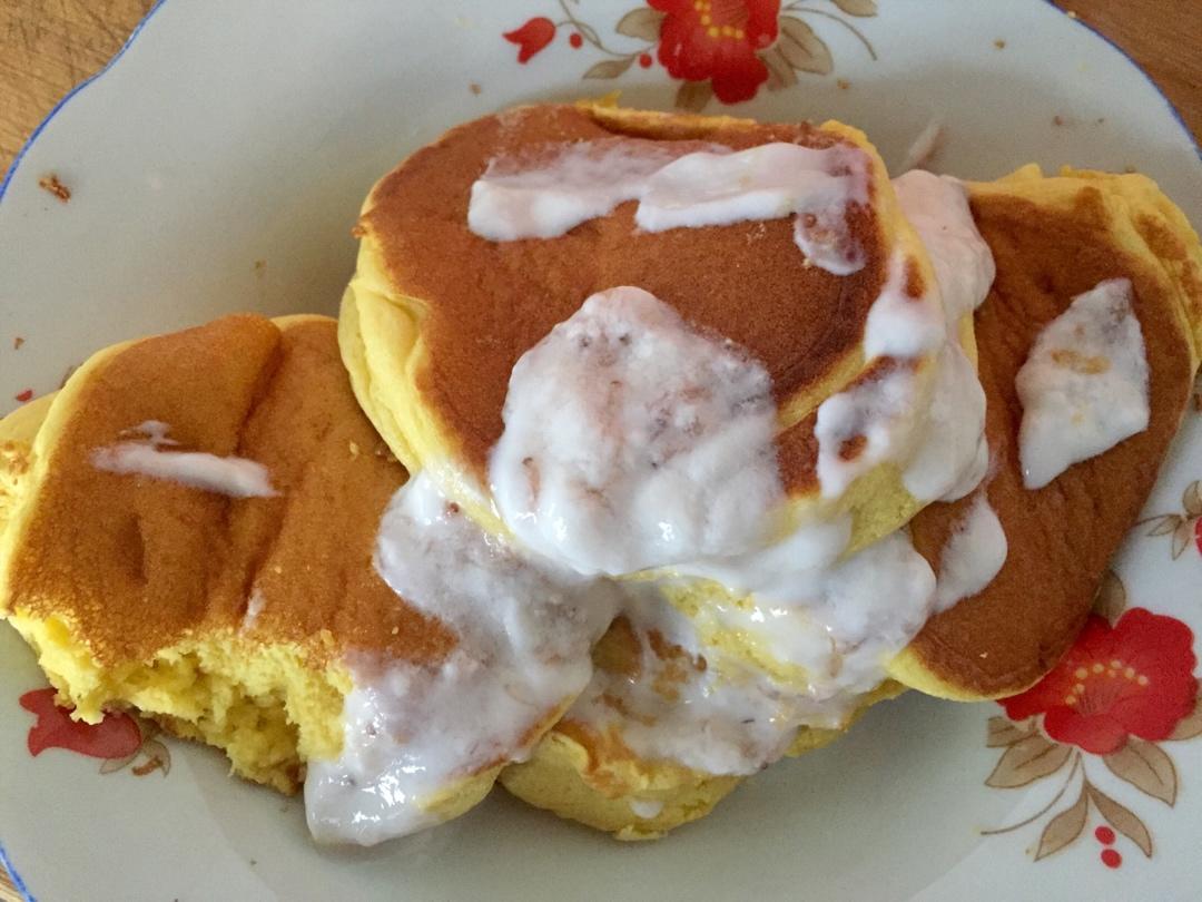 不用烤箱 15分钟无油低糖的舒芙蕾蛋糕松饼 🥞 蓬松绵软