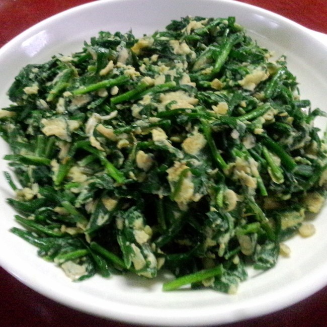 虾皮韭菜炒鸡蛋