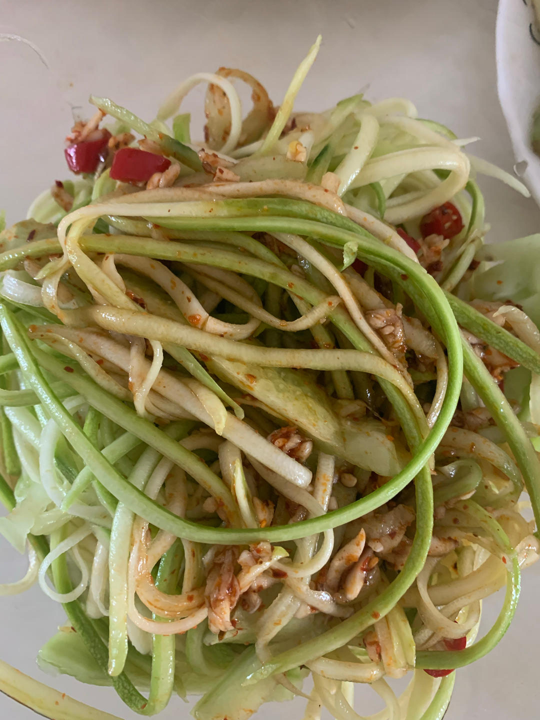 一定要试试的清新爽口凉拌西葫芦