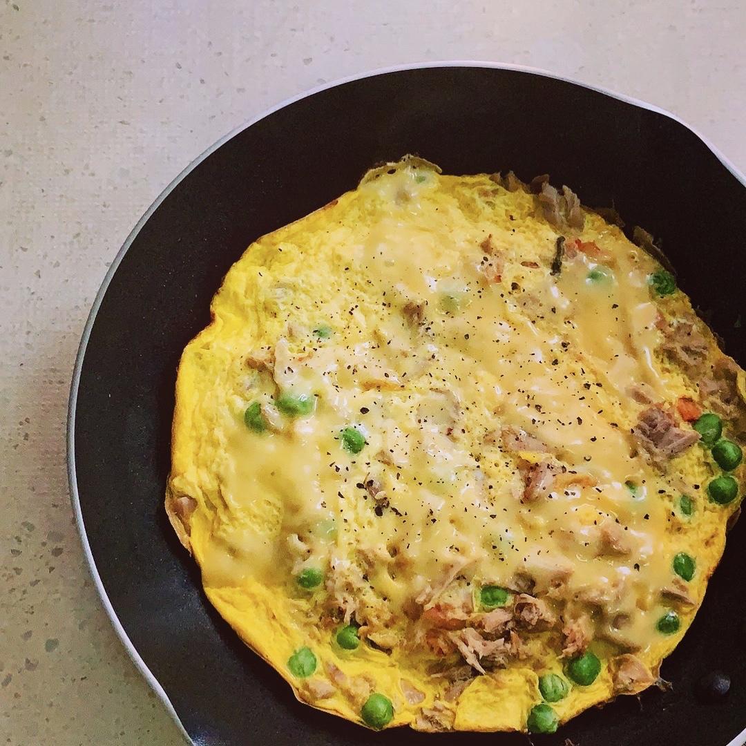 芝士金枪鱼烘蛋