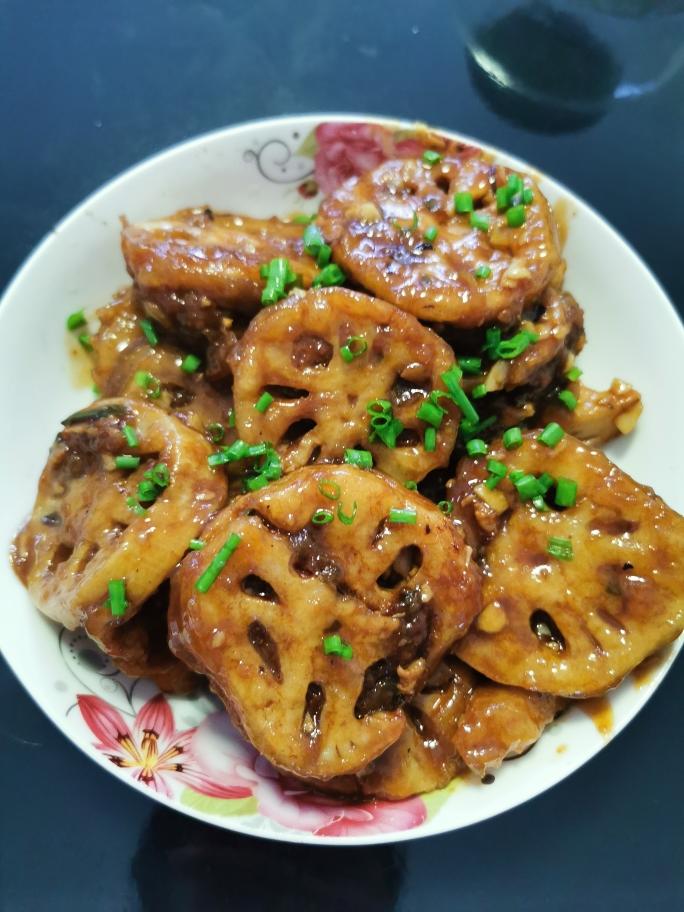 鱼香藕盒的做法