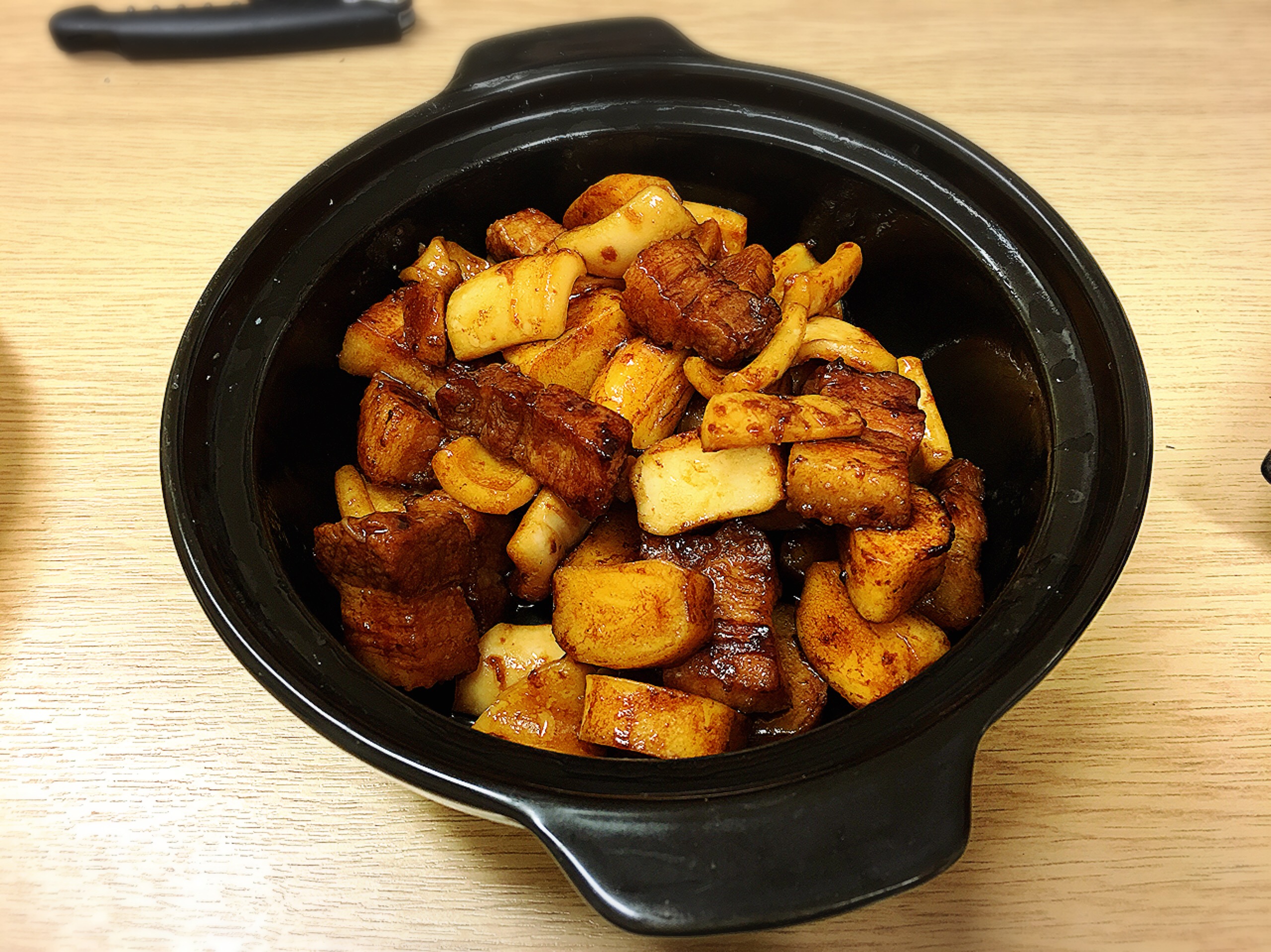 墨鱼红烧肉