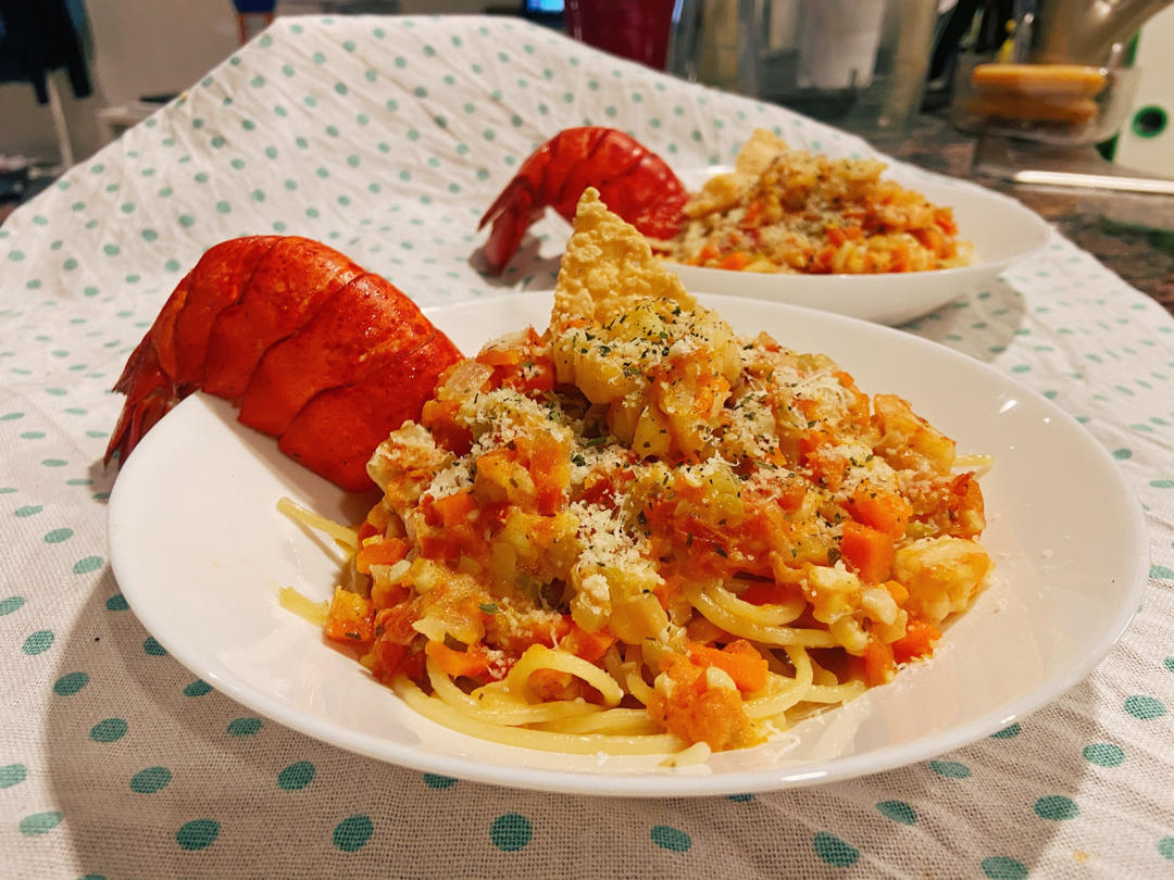龙虾宽意面 Fresh Lobster Tagliatelle 在家做出米其林的味道