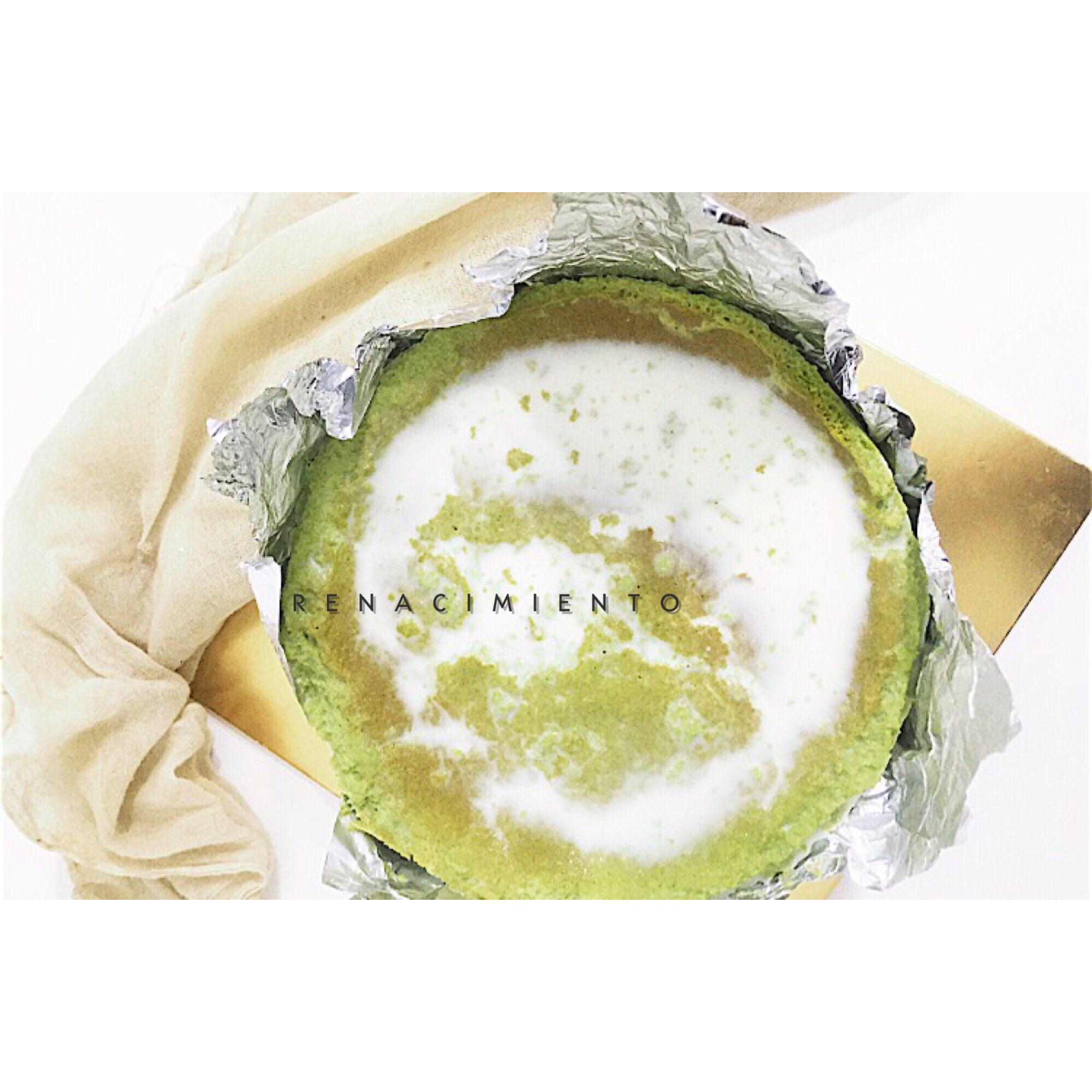 抹茶奶油蛋糕 Matcha Custard Cake