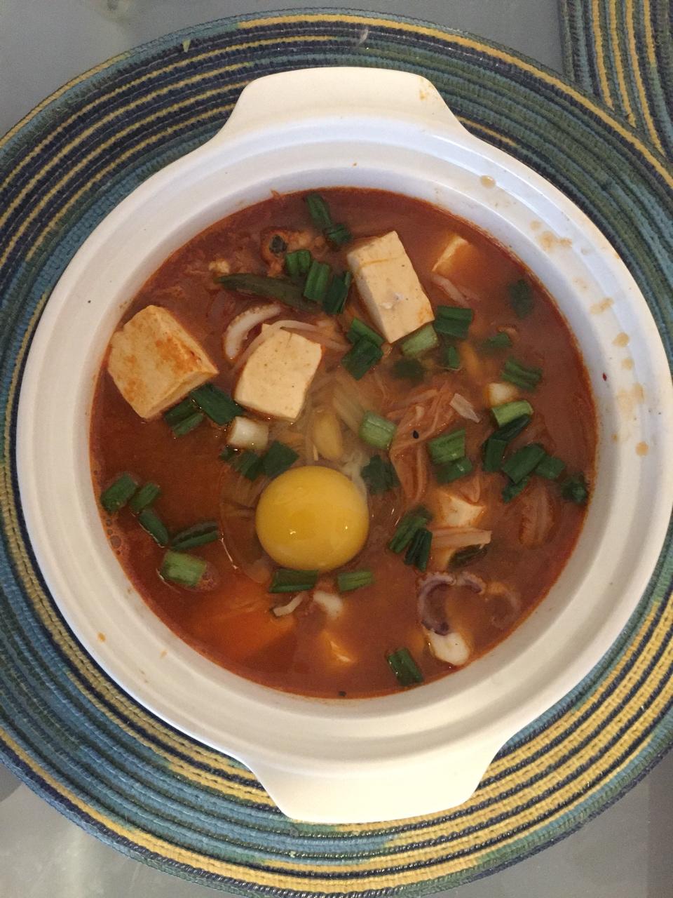 韩式豆腐锅 Korean Tofu Hotpot