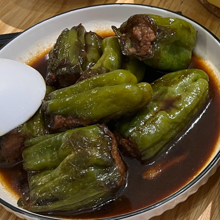 虎皮青椒/青椒塞肉