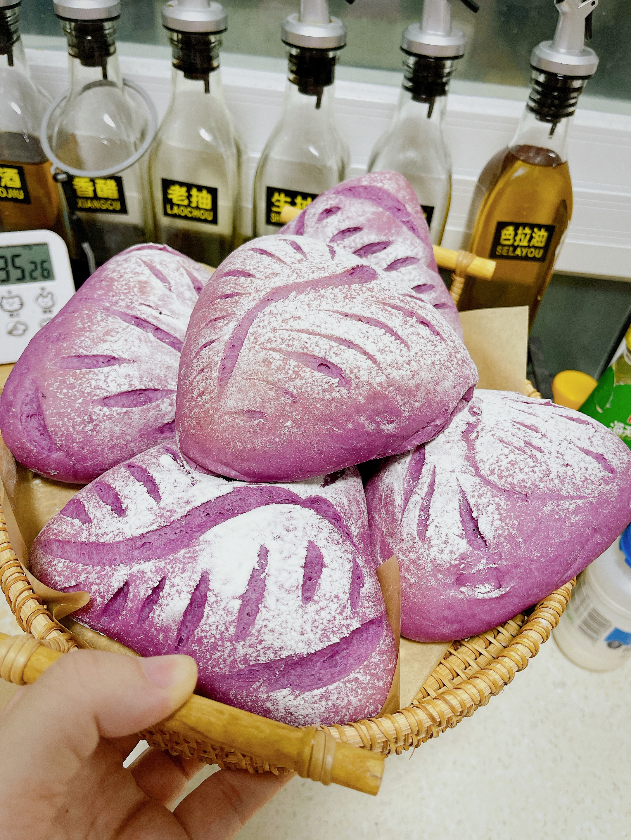 紫薯奶酪软欧包的做法