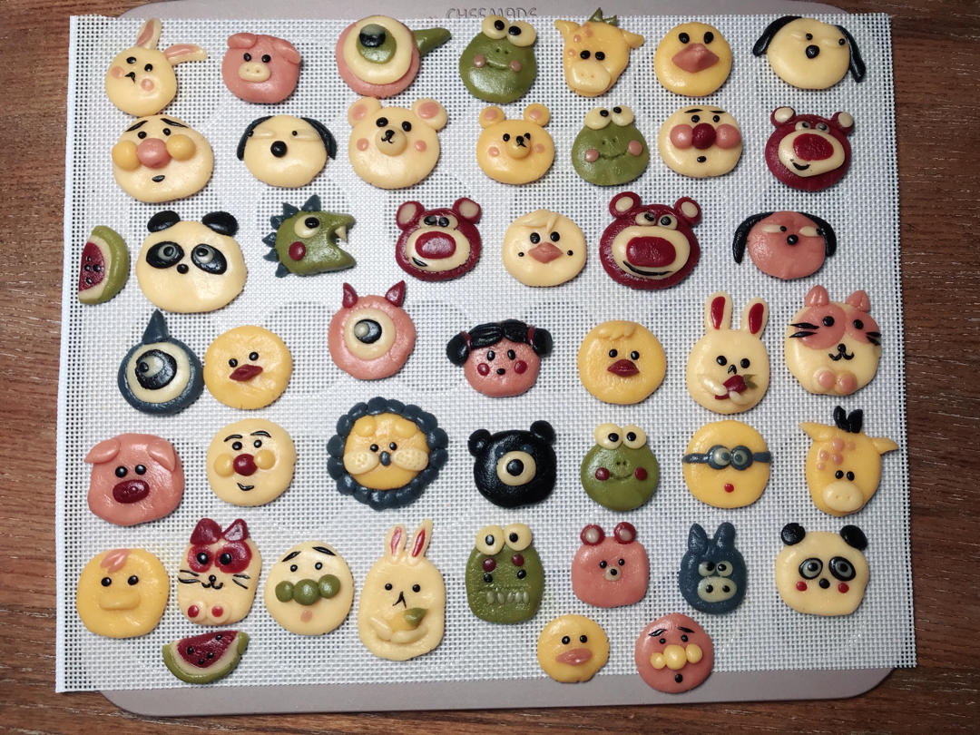 虎和嘟的妈咪做的卡通饼干 亲子手工造型饼干 立体饼干 卡通动物饼干