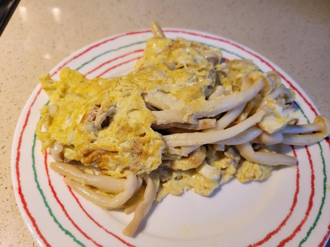 蟹味菇滑蛋
