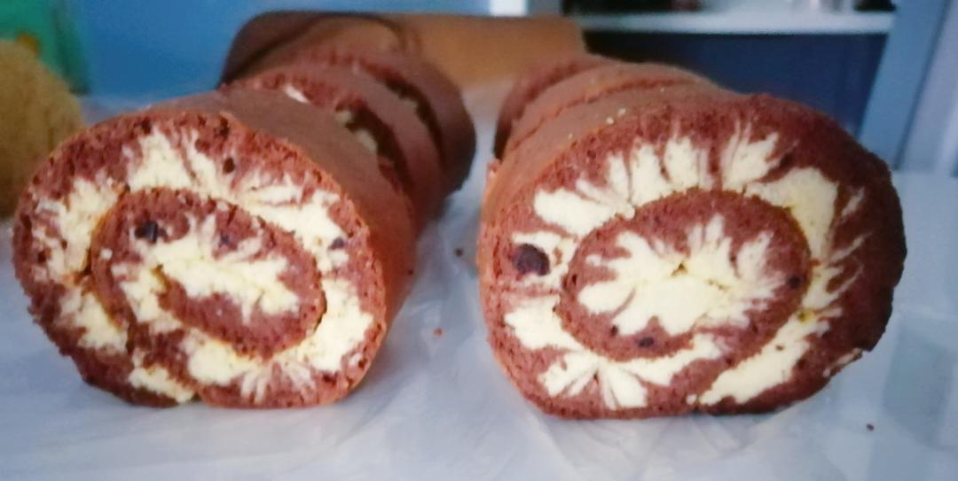 可可旋风蛋糕卷