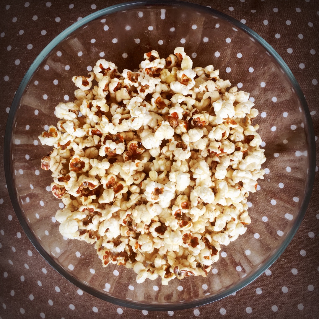 焦糖爆米花