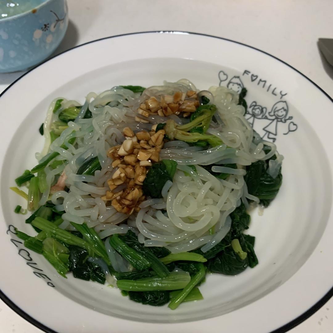 菠菜魔芋丝
