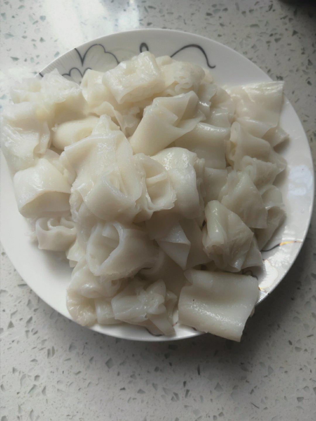 自制凉皮，面筋