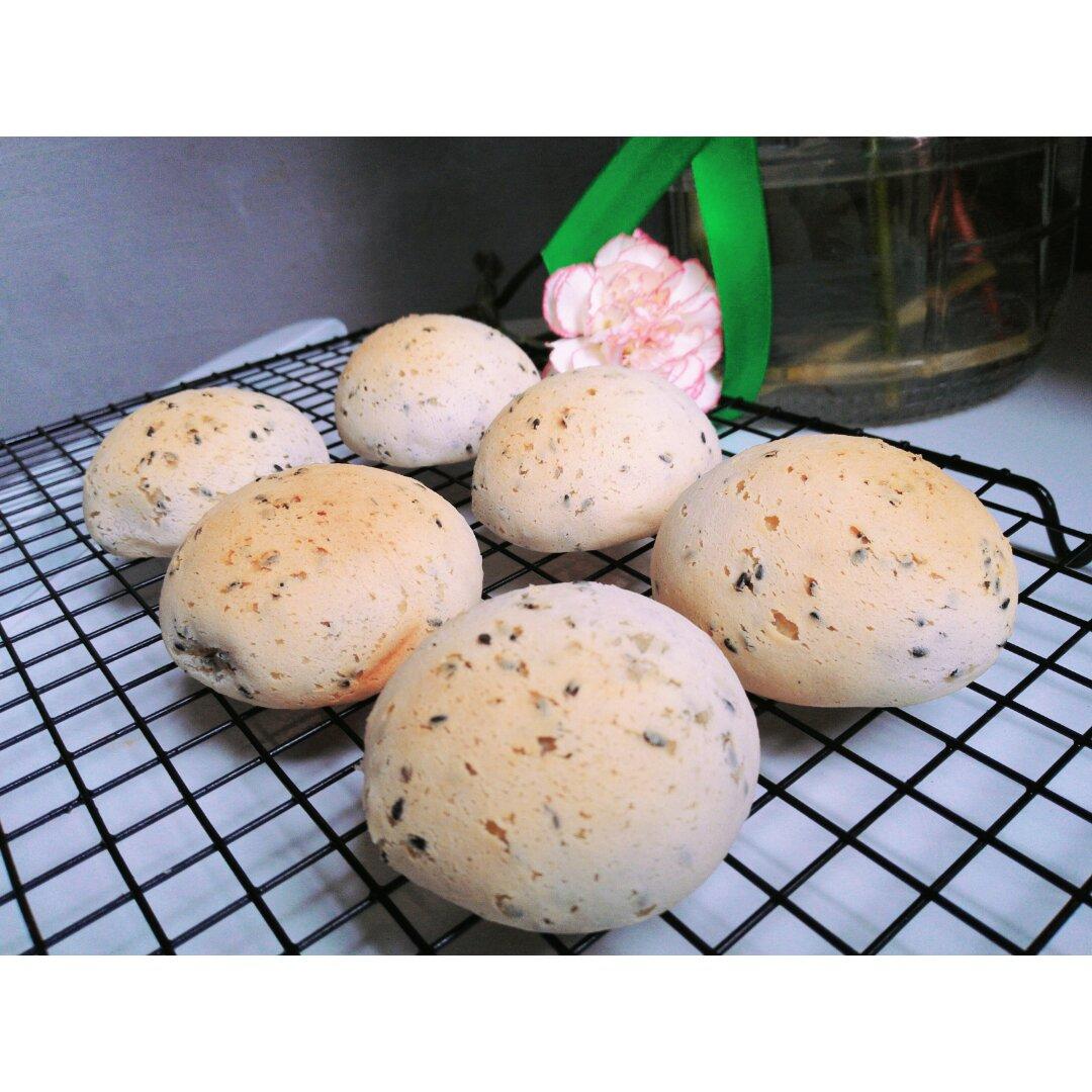 黑芝麻麻薯面包