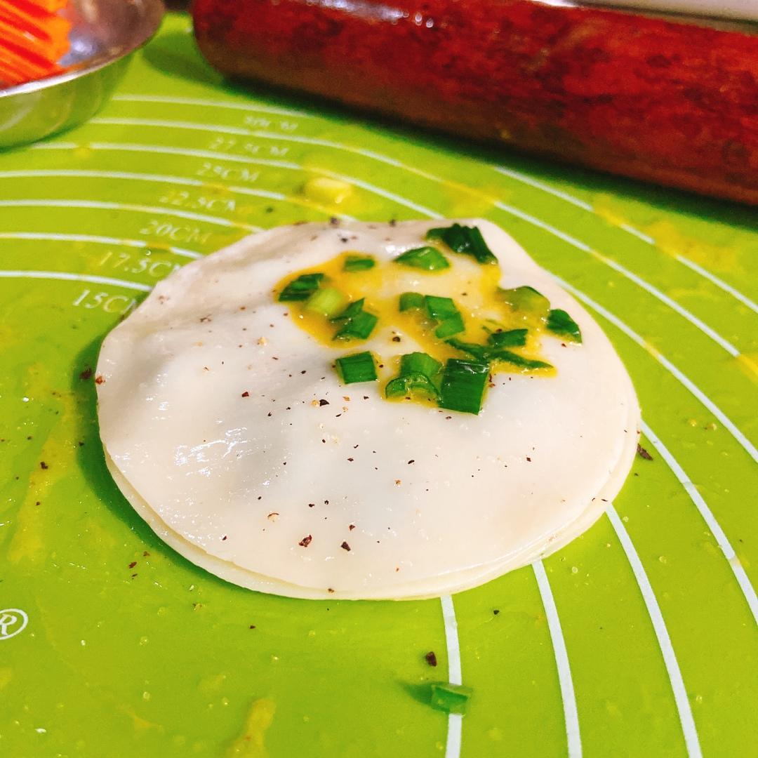 葱油饼（饺子皮版）