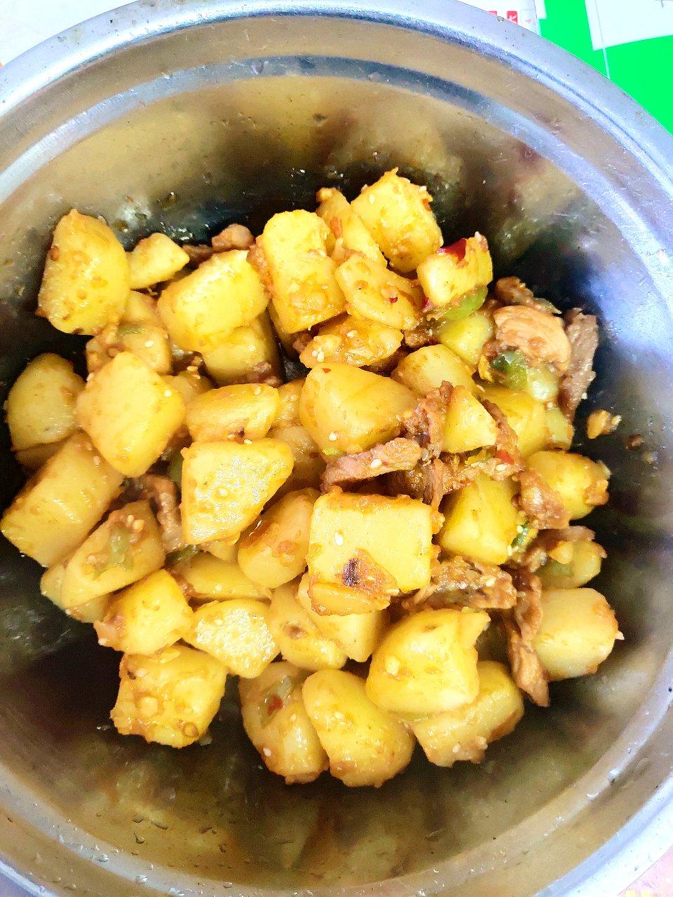 香辣孜然土豆丁