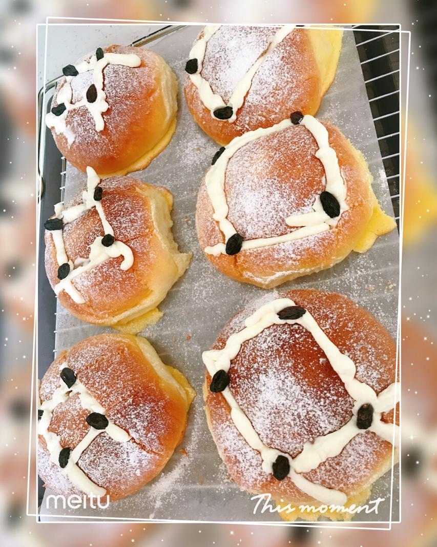 美味的网红奶昔面包