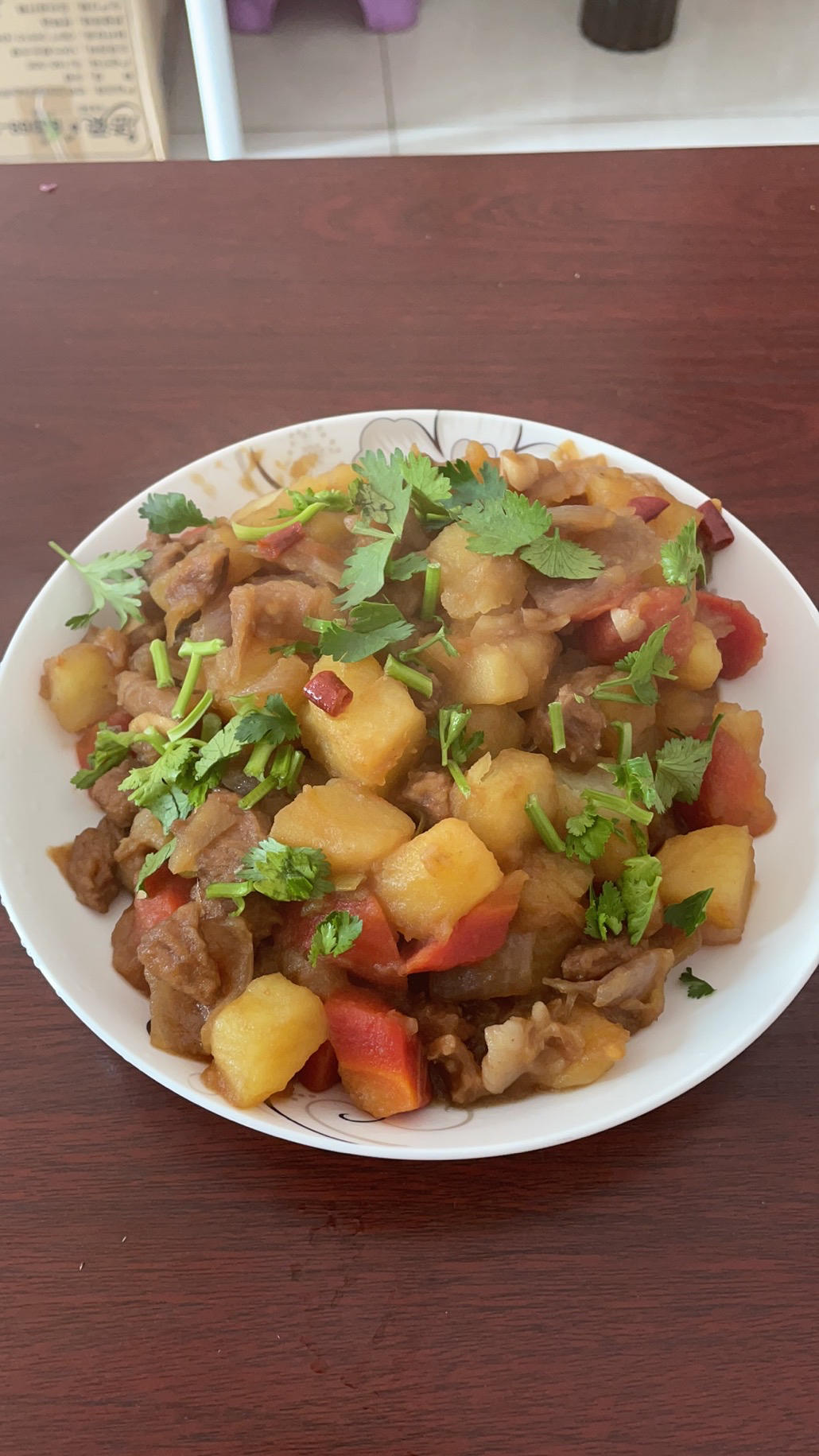 土豆炖茄子(东北菜)