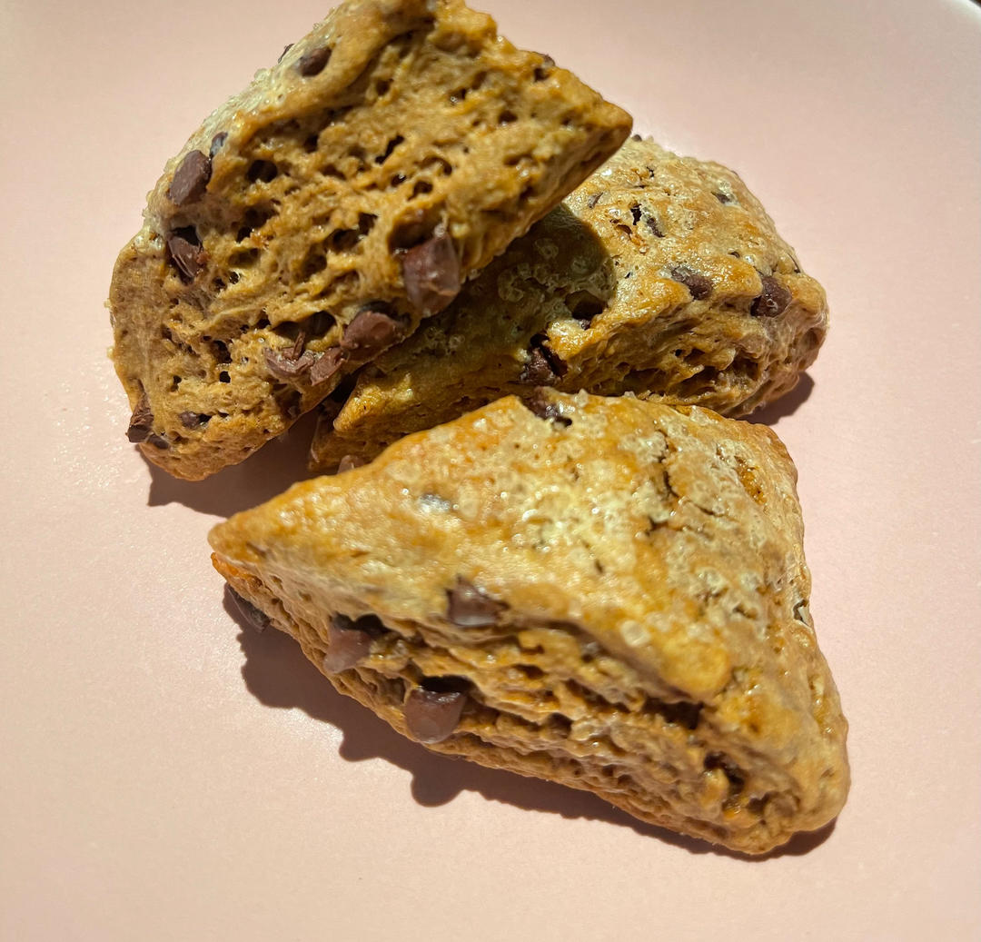 『浓郁摩卡风味』10分钟咖啡巧克力奶油司康松饼