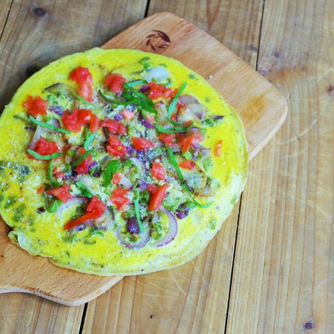 Omelet Pizza （蛋饼匹萨）