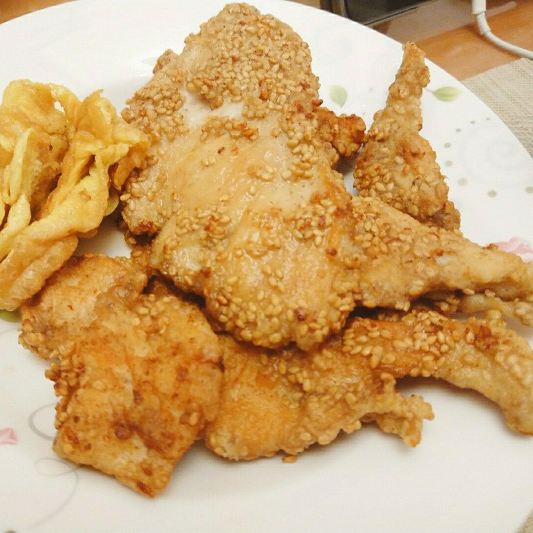 芝麻煎鸡胸