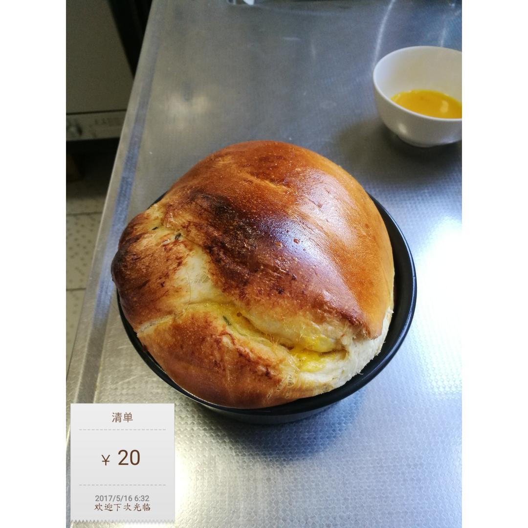 手撕千层肉松面包