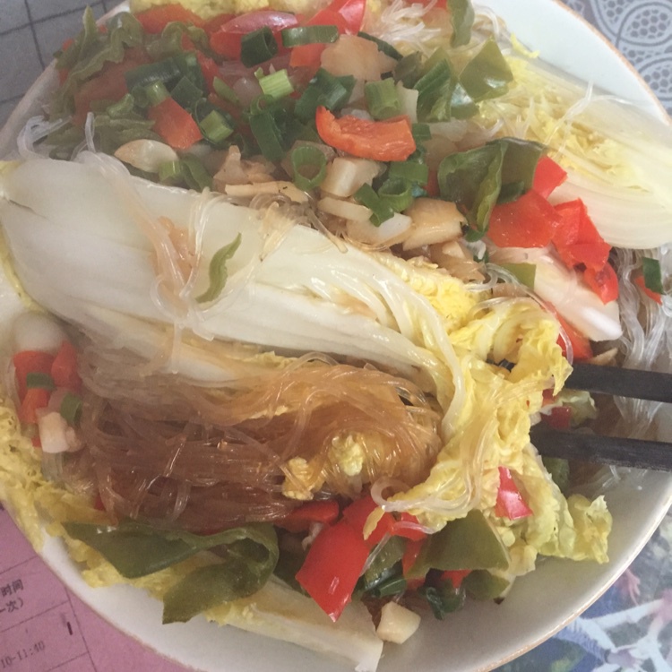 蒜蓉粉丝蒸娃娃菜