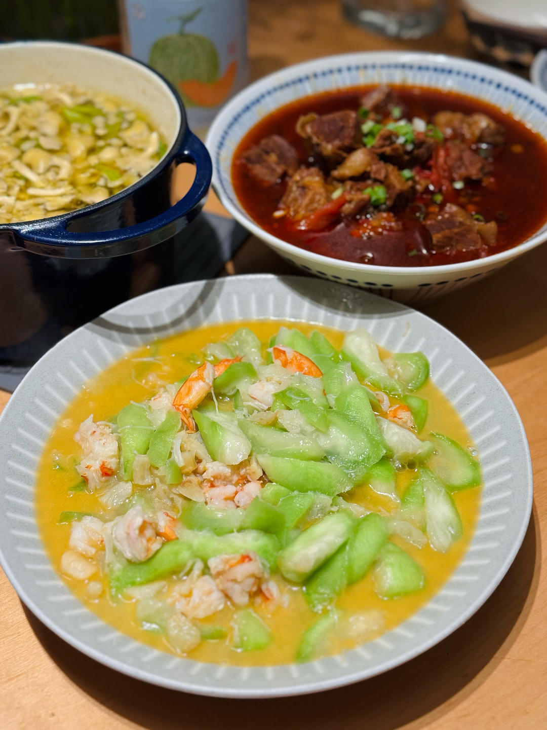 干贝烧丝瓜