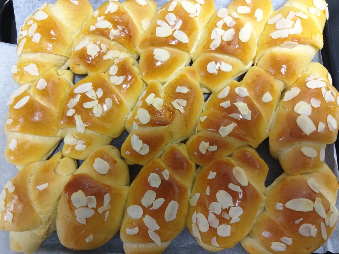 牛奶面包卷（直接法）