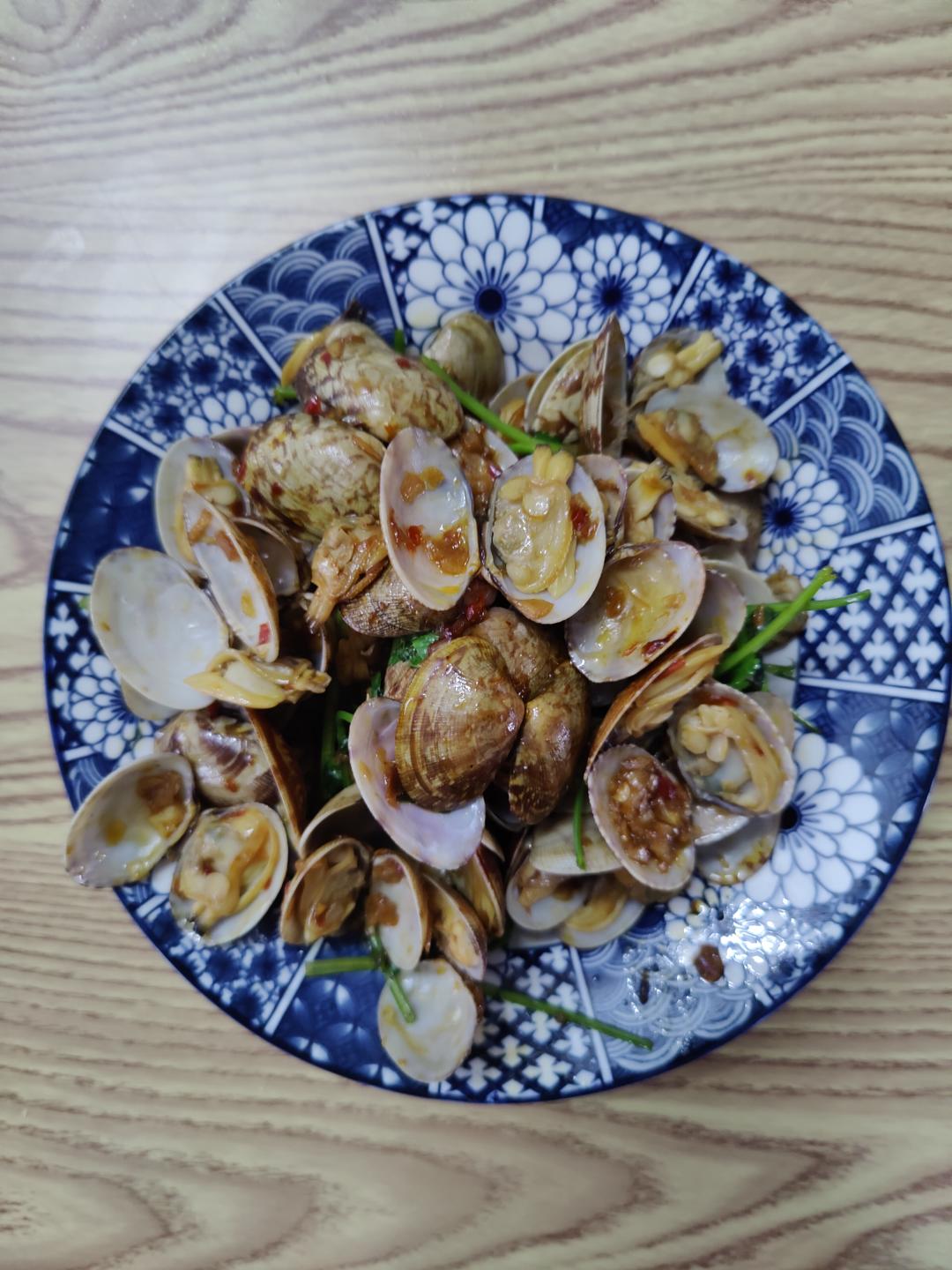 爆炒花甲