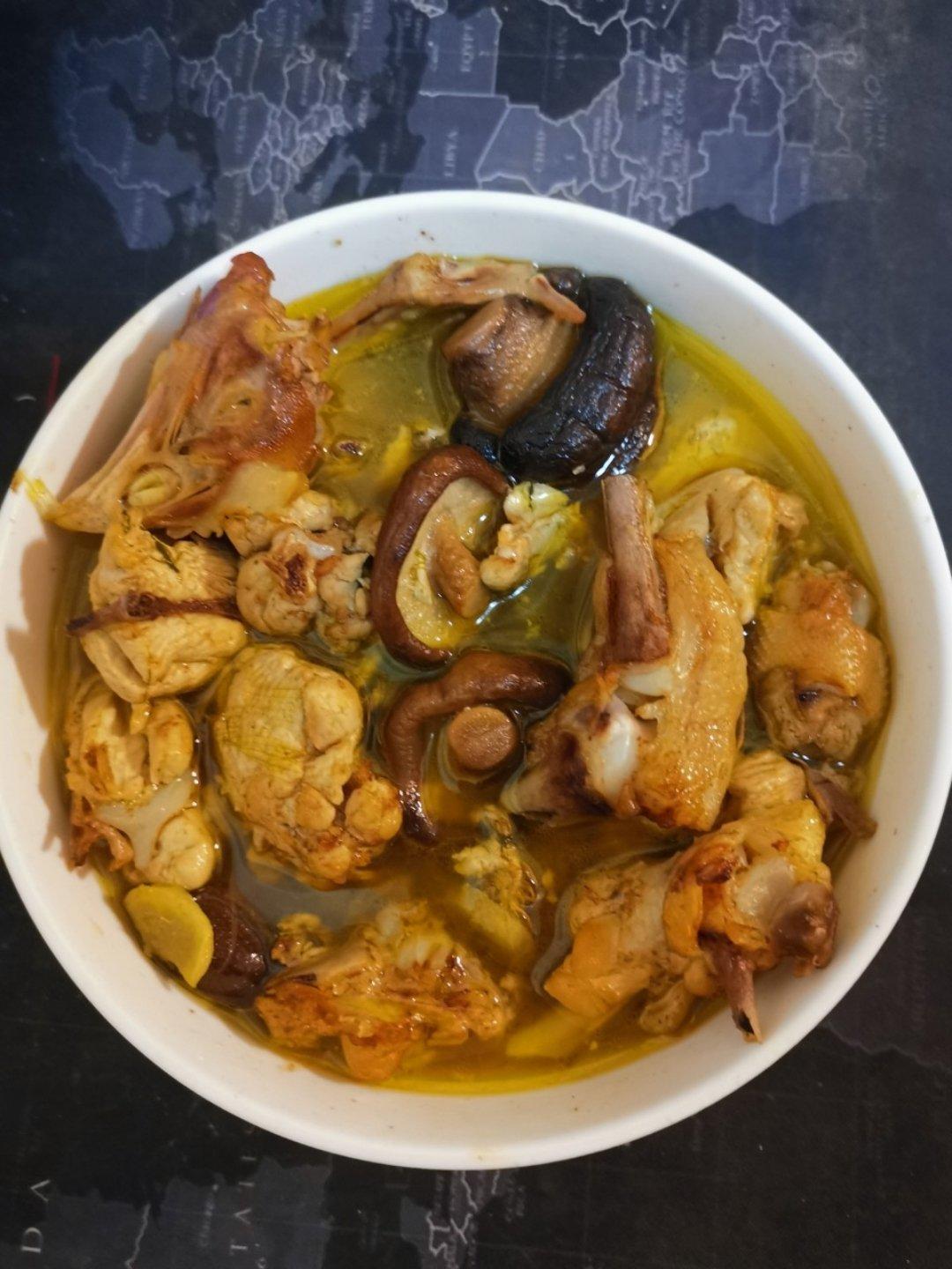 wallflowerzg做的鸡肉炖蘑菇
