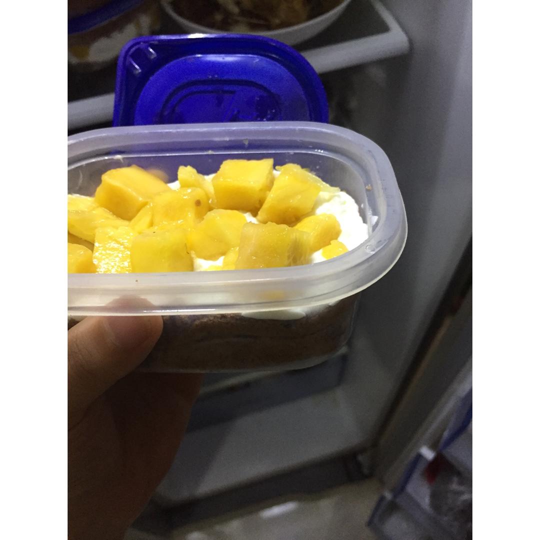 芒果千层蛋糕盒子