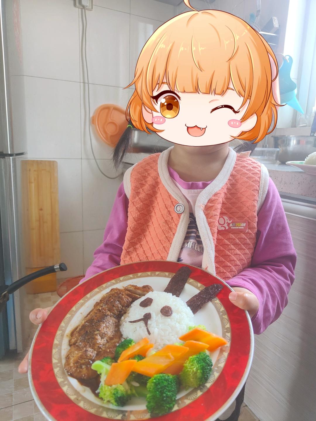 蜜汁照烧鸡肉饭
