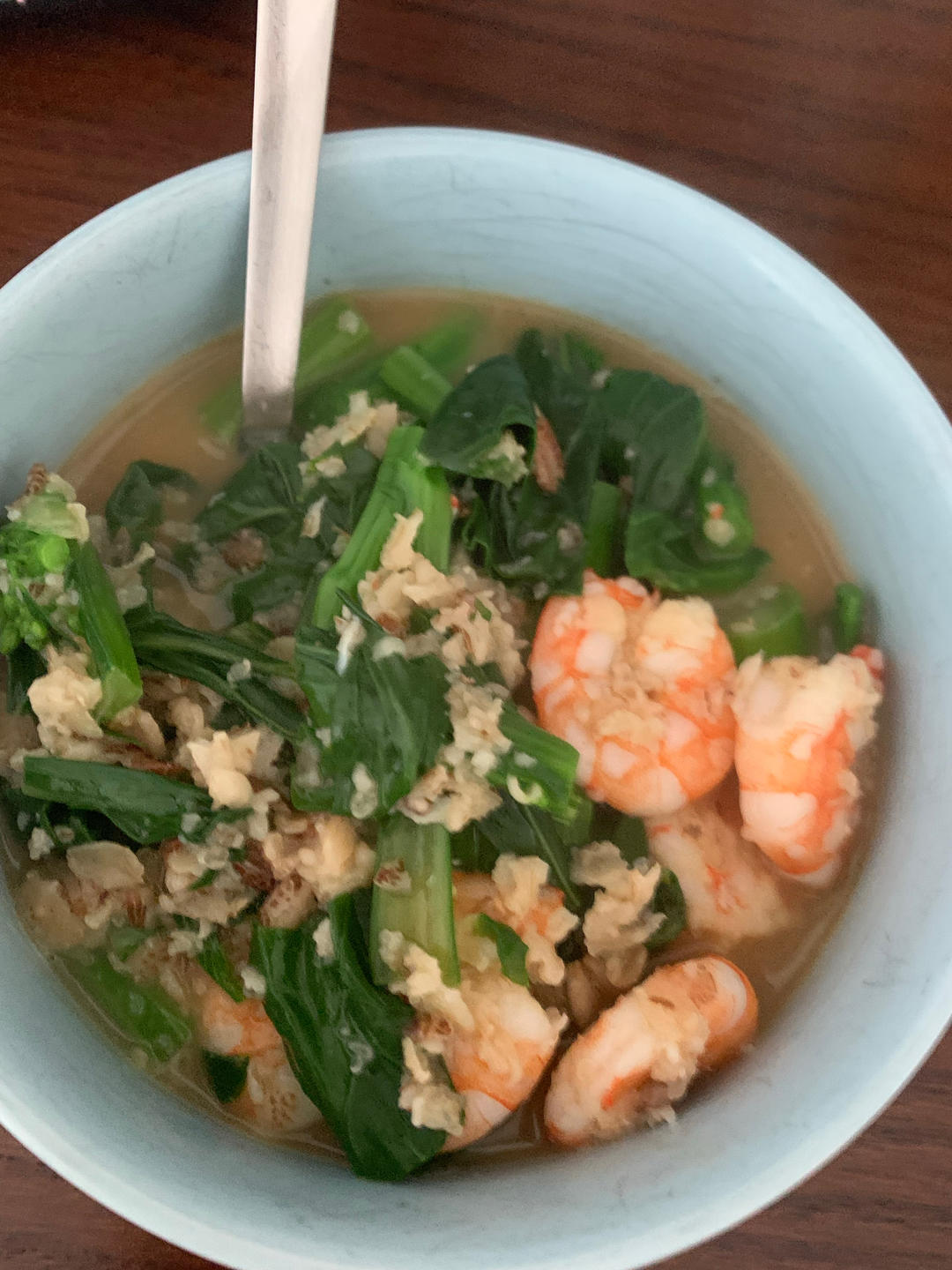 燕麦虾仁蔬菜粥