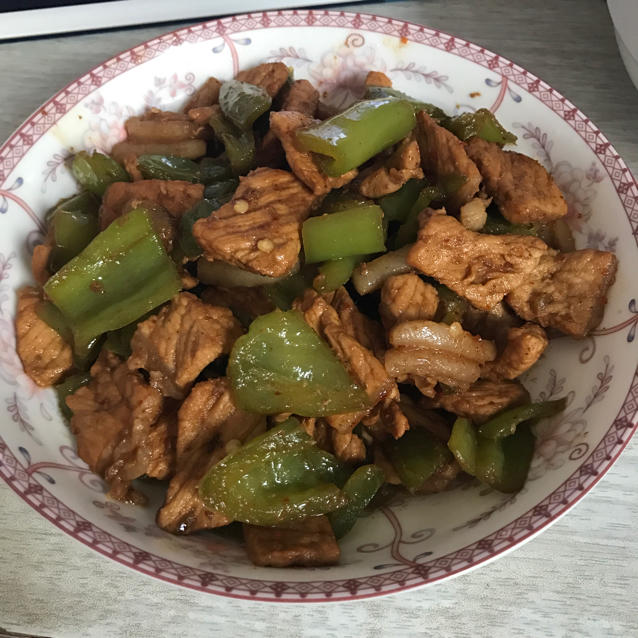 青椒炒肉