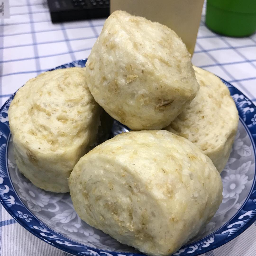 牛奶燕麦馒头【曼食慢语】