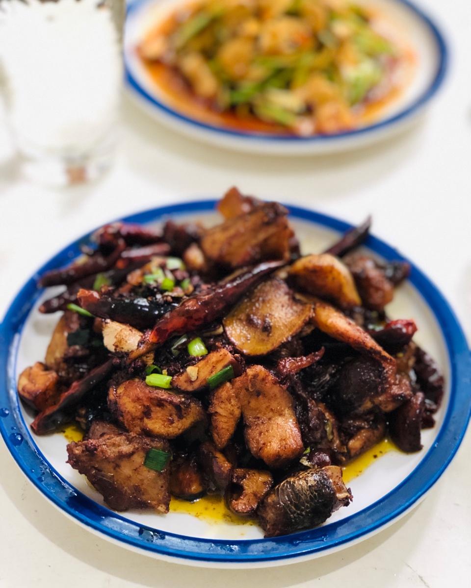 家庭版的炒鸡肉