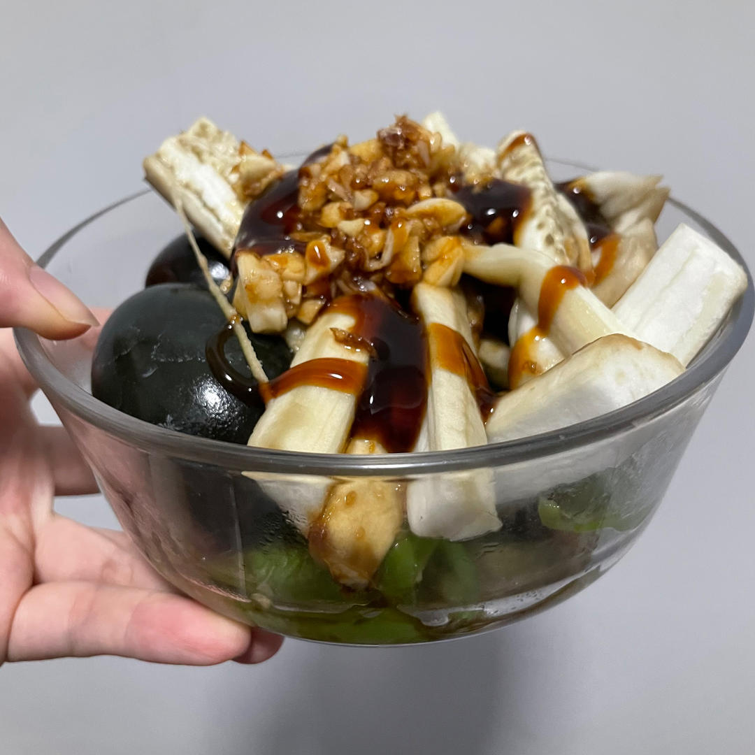 超开胃的皮蛋擂青椒 凉拌皮蛋