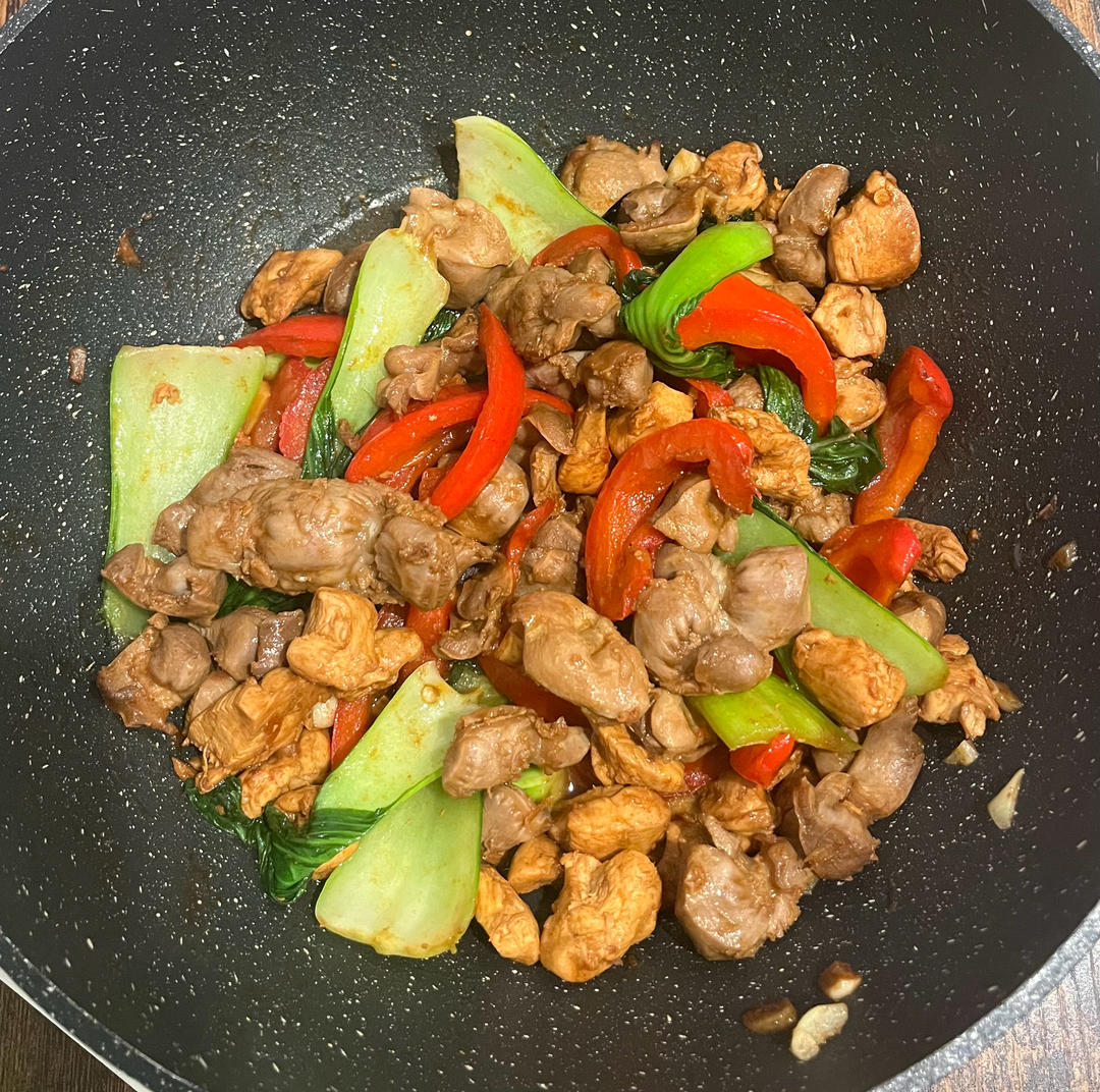 爆炒鸡胗