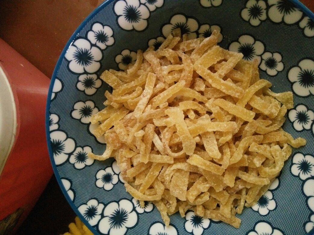 起沙挂霜柚子皮糖