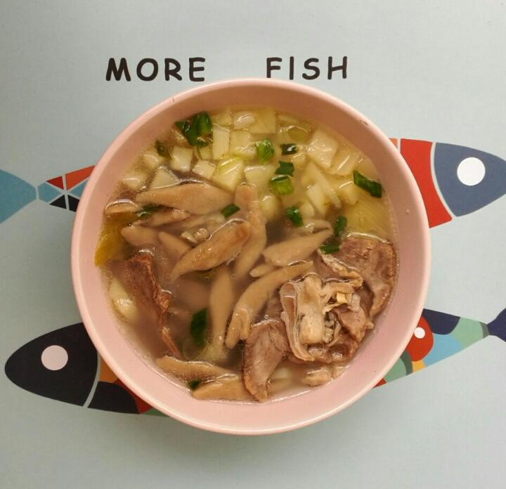 蘑菇莜面鱼鱼
