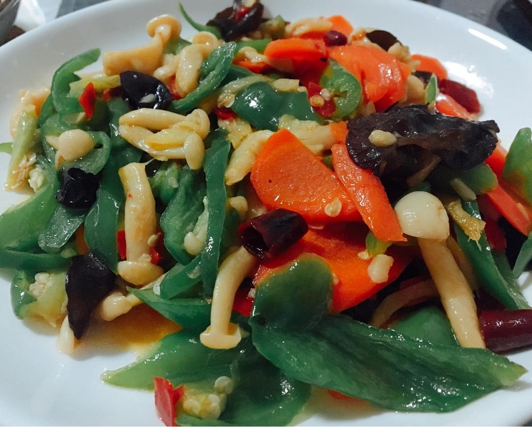 清炒白玉菇‼️鲜美营养