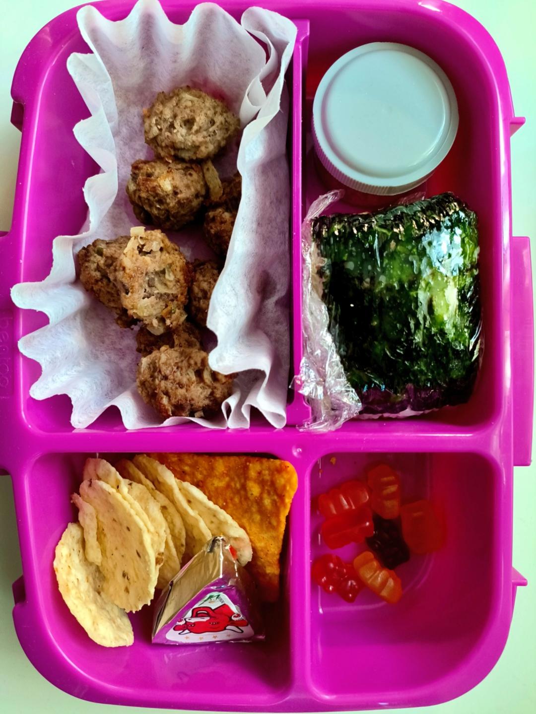 北美小学生的混搭便当