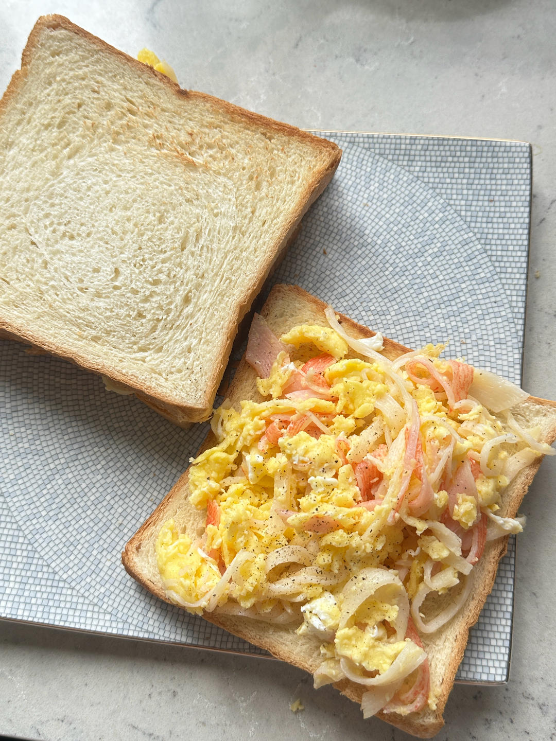 蟹柳滑蛋！鲜嫩到爆！